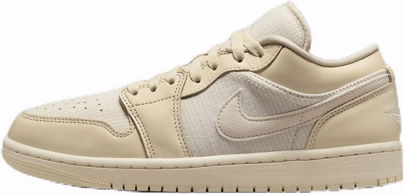 Air Jordan 1 Low SE Women's Shoes (FQ1925-100, Muslin/Sail/Coconut Milk/Legend Pink) Size 10.5
