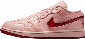 Air Jordan 1 Low SE Women's Shoes (HF3174-600, Washed Coral/Washed Coral/Gym Red)
