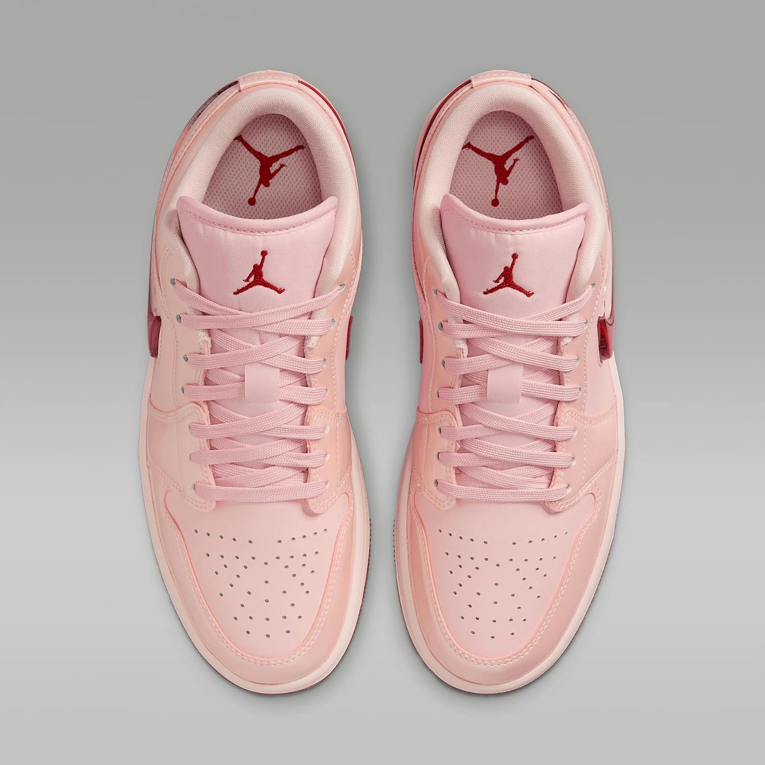 Air Jordan 1 Low SE Women's Shoes (HF3174-600, Washed Coral/Washed Coral/Gym Red)