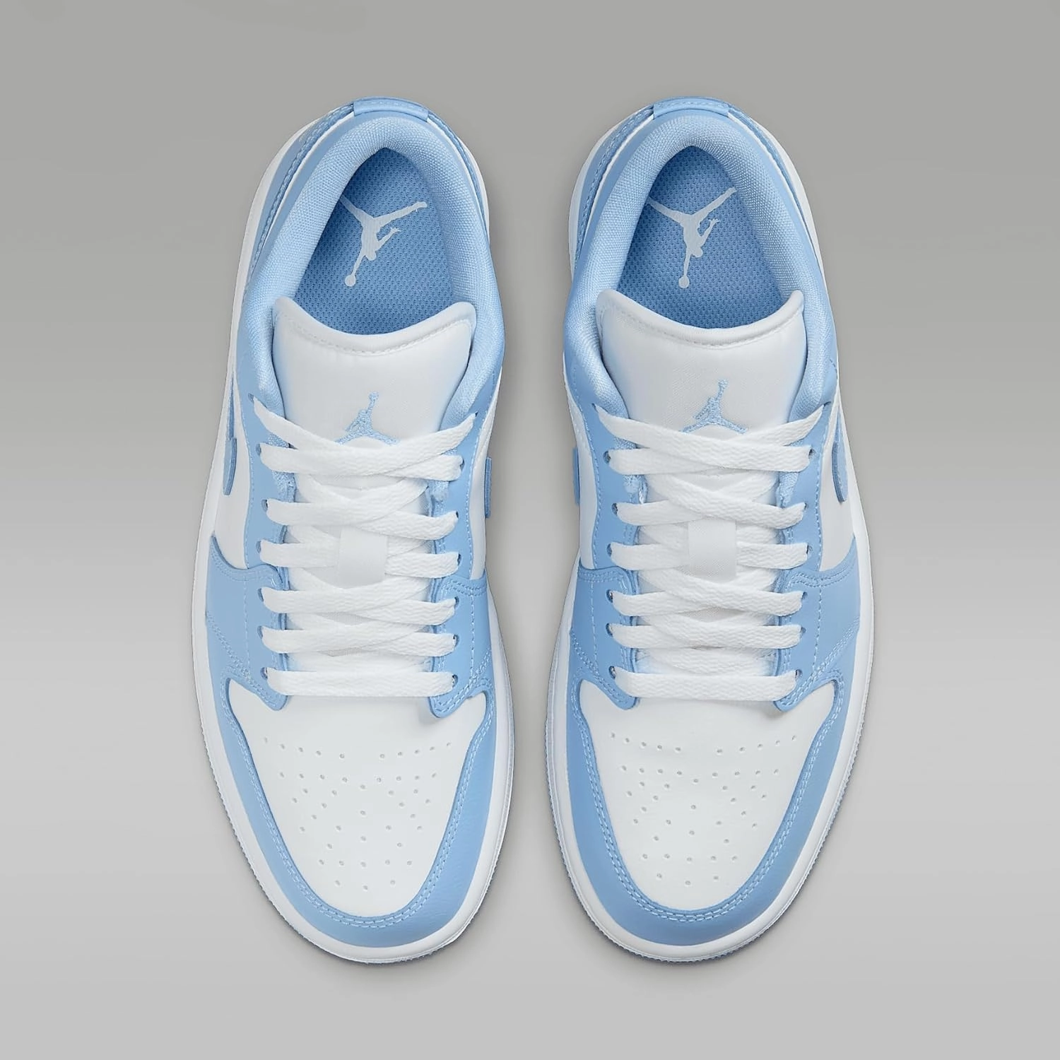 Air Jordan 1 Low Women's Shoes (DC0774-142, White/Aluminum)
