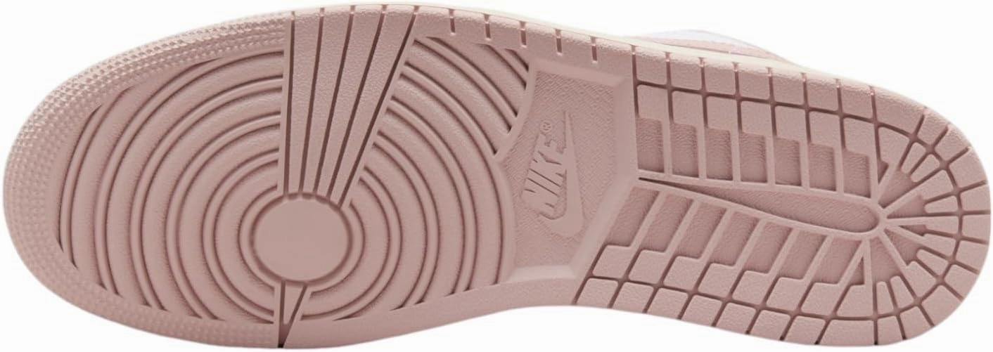 Air Jordan 1 Low Women's Shoes (DC0774-162, White/Sail/Pink Oxford)