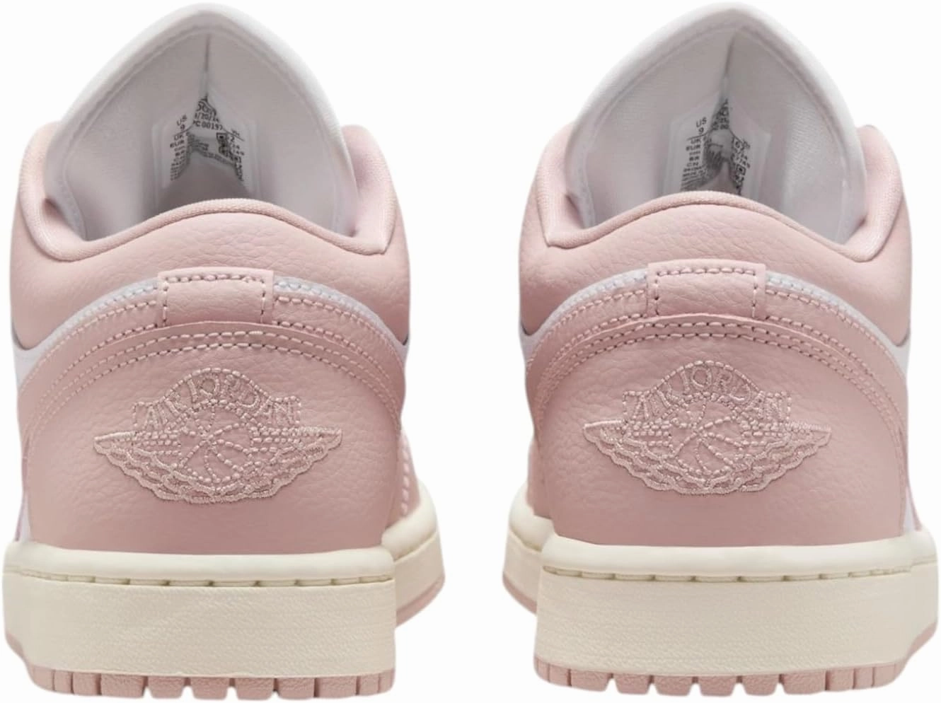 Air Jordan 1 Low Women's Shoes (DC0774-162, White/Sail/Pink Oxford)