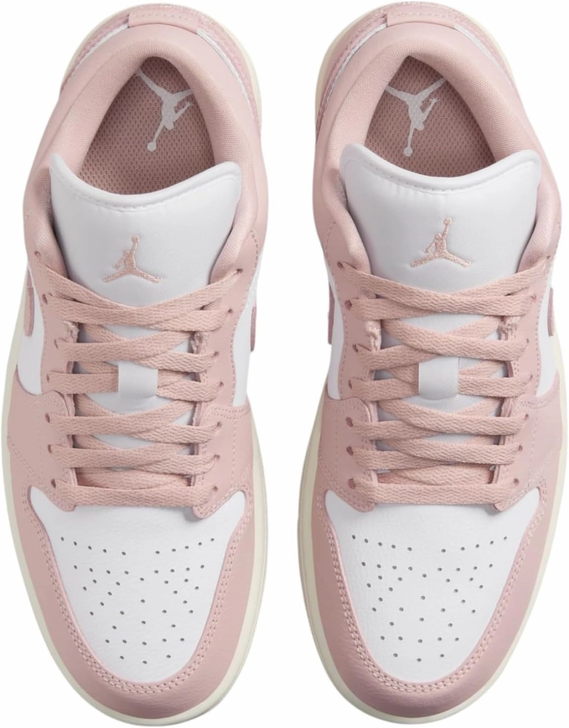 Air Jordan 1 Low Women's Shoes (DC0774-162, White/Sail/Pink Oxford)
