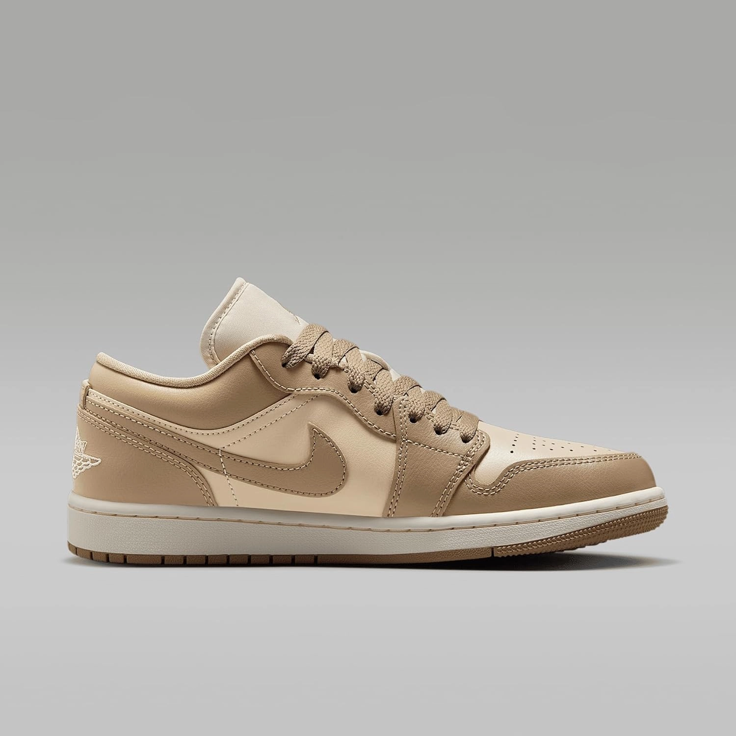 Air Jordan 1 Low Women's Shoes (DC0774-203, Rattan/Sail/Desert Camo)