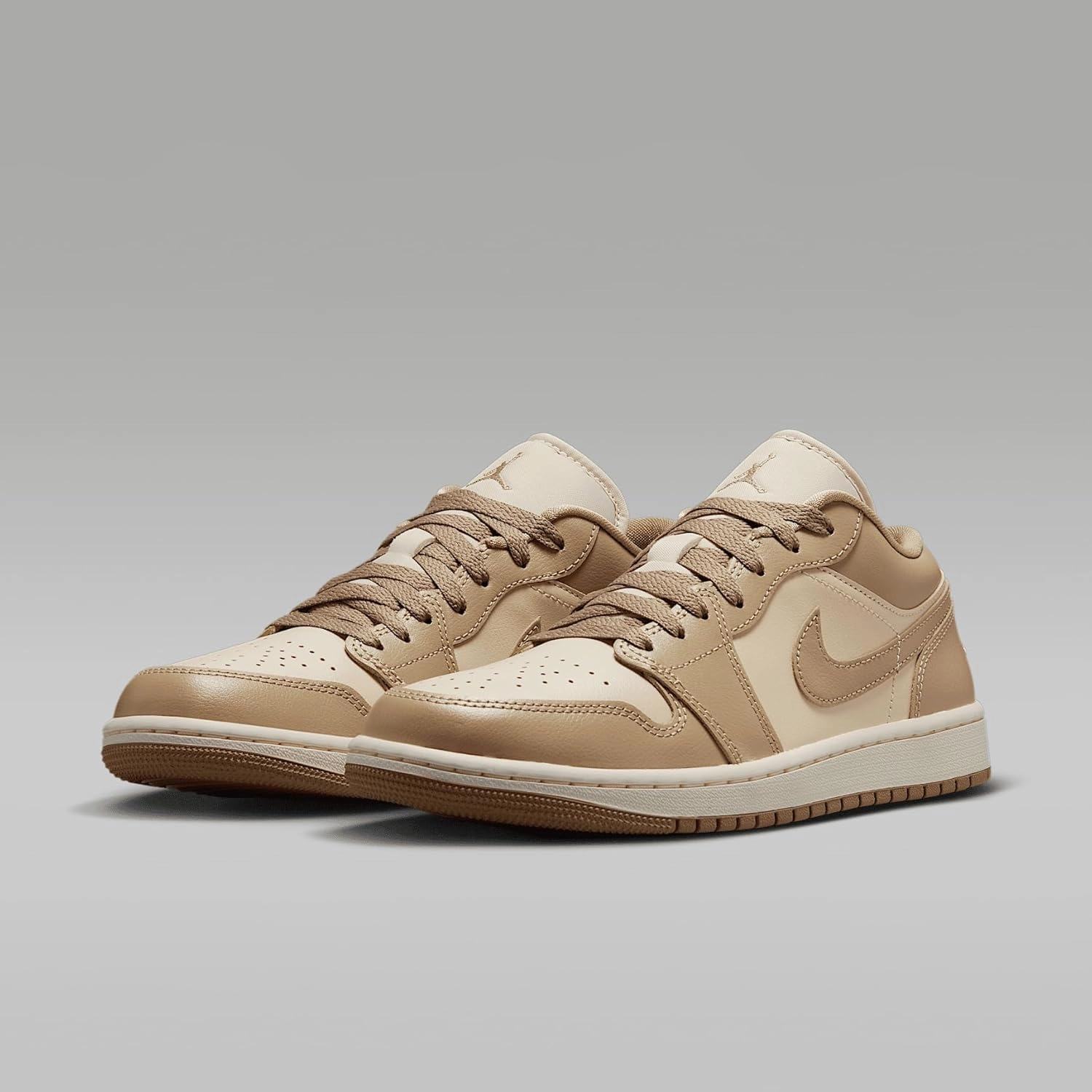 Air Jordan 1 Low Women's Shoes (DC0774-203, Rattan/Sail/Desert Camo)