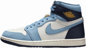 Air Jordan 1 Retro High OG White Gold Women's Shoes (FD2596-400, University Blue/Sail/Midnight Navy/University Gold) Size 5.5