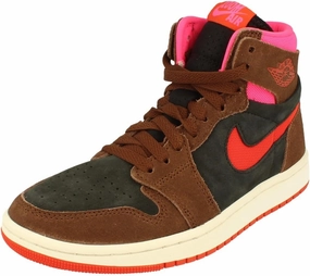 Air Jordan 1 Zoom CMFT 2 Women's Shoes (DV1305-206, Cacao Wow/Black/Hyper Pink/Picante Red) Size 10.5