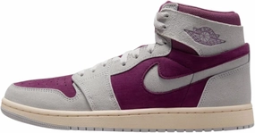 Air Jordan 1 Zoom CMFT 2 Women's Shoes (DV1305-600, Bordeaux/Light Bordeaux/Muslin/Neutral Grey) Size 9