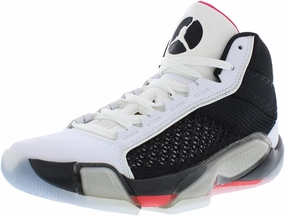 Air Jordan XXXVIII Fundamental Basketball Shoes (DZ3356-106, White/Siren Red/Black) Size 9.5