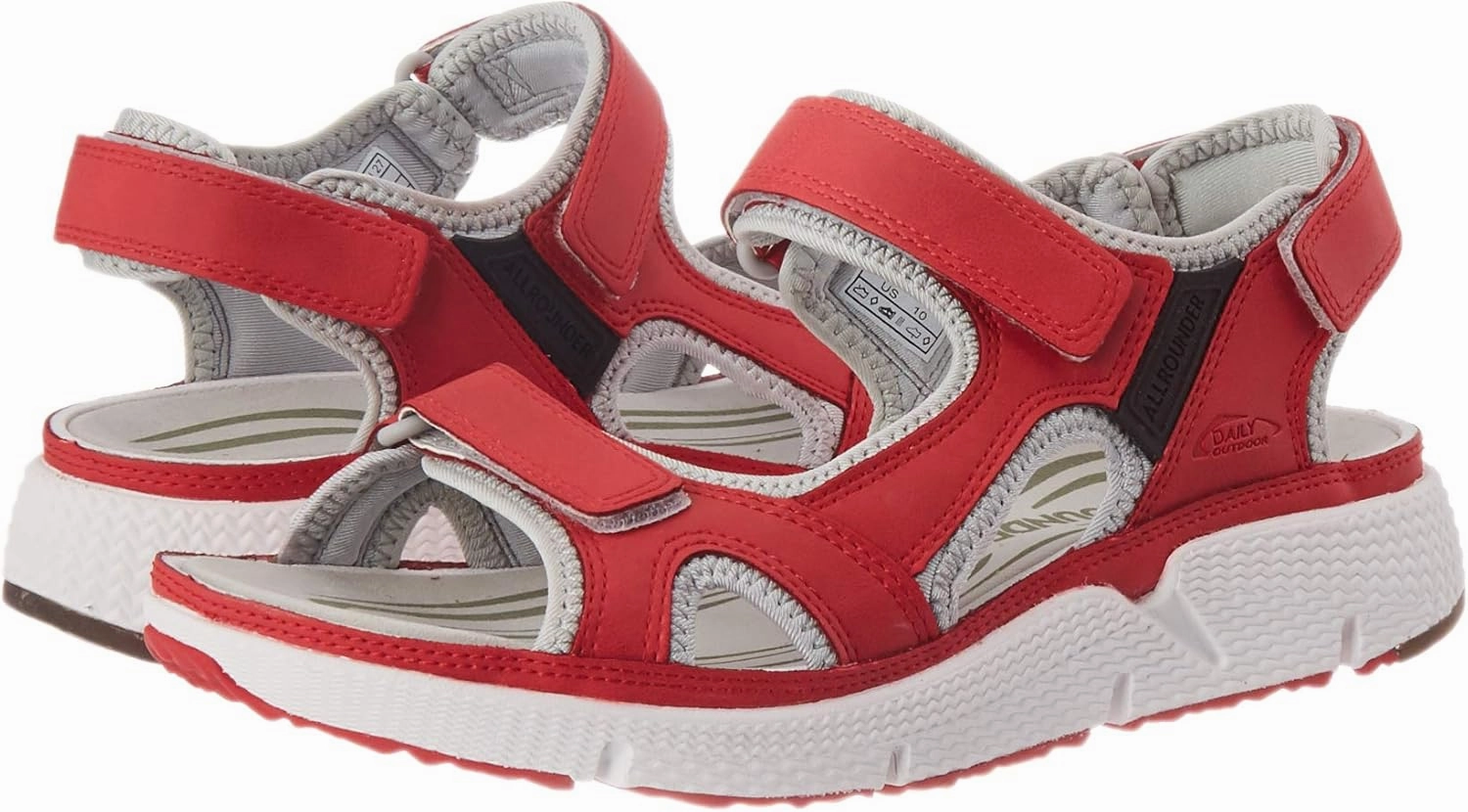 Allrounder Women Sandals red, (Rot) ITS ME RED