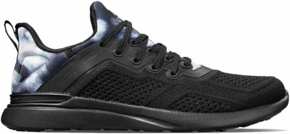 APL: Athletic Propulsion Labs Women's Techloom Tracer, Black/White/Tie Dye, 8