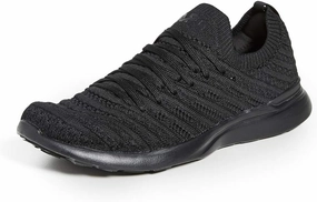 APL: Athletic Propulsion Labs Women's Techloom Wave Sneakers, Black/Black, 7 Medium US