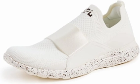 APL Women's Techloom Bliss Sneakers, Ivory/Chocolate/Speckle, White, Off White, 8 Medium US