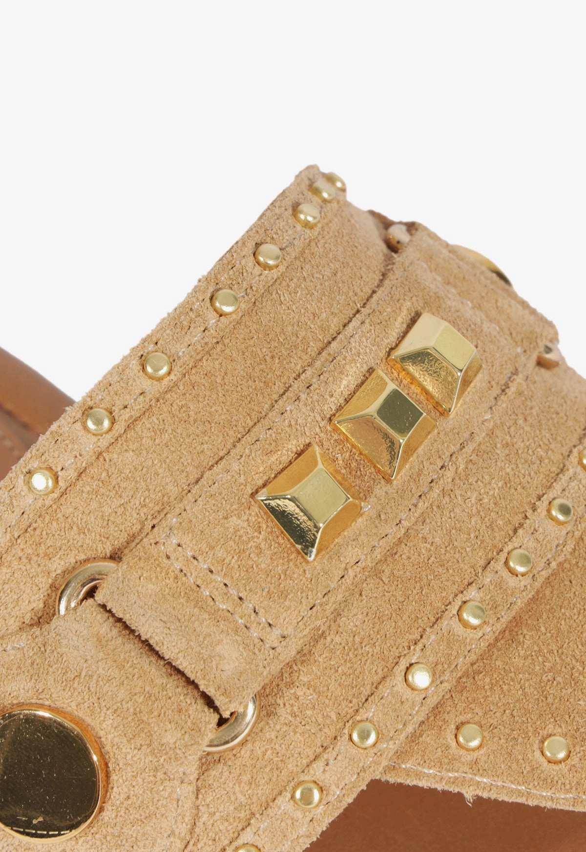 Aria Beige Suede Sandal
