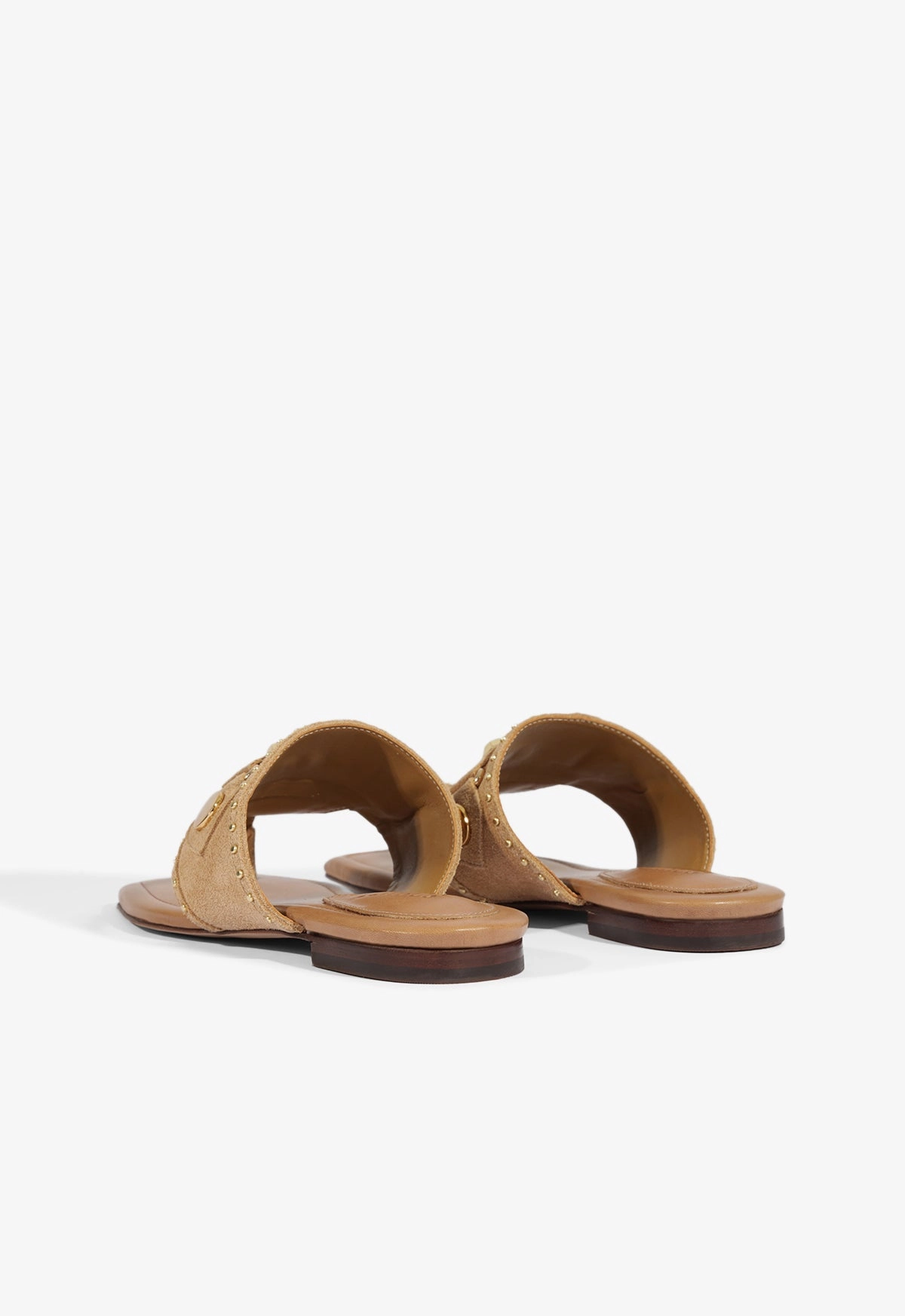 Aria Beige Suede Sandal