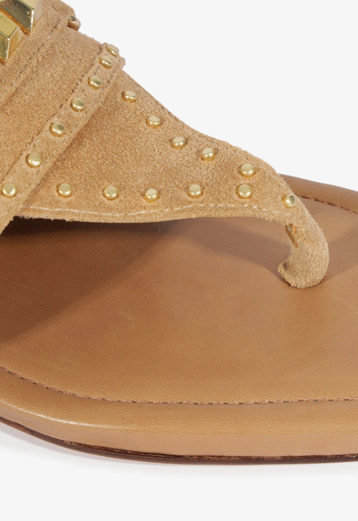 Aria Beige Suede Sandal
