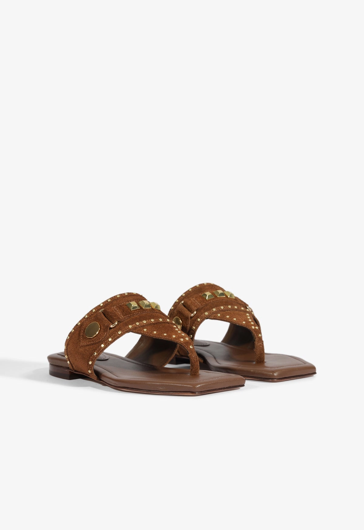 Aria Brown Suede Sandal