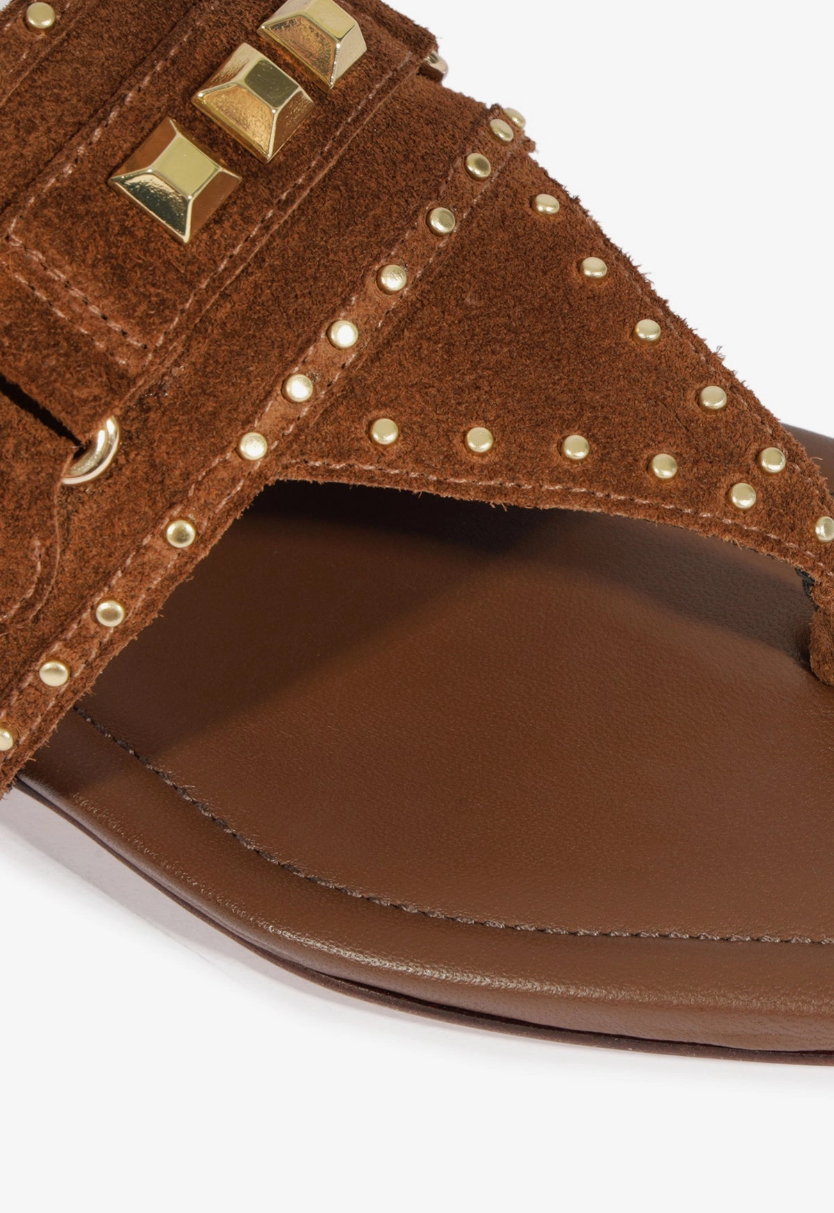Aria Brown Suede Sandal