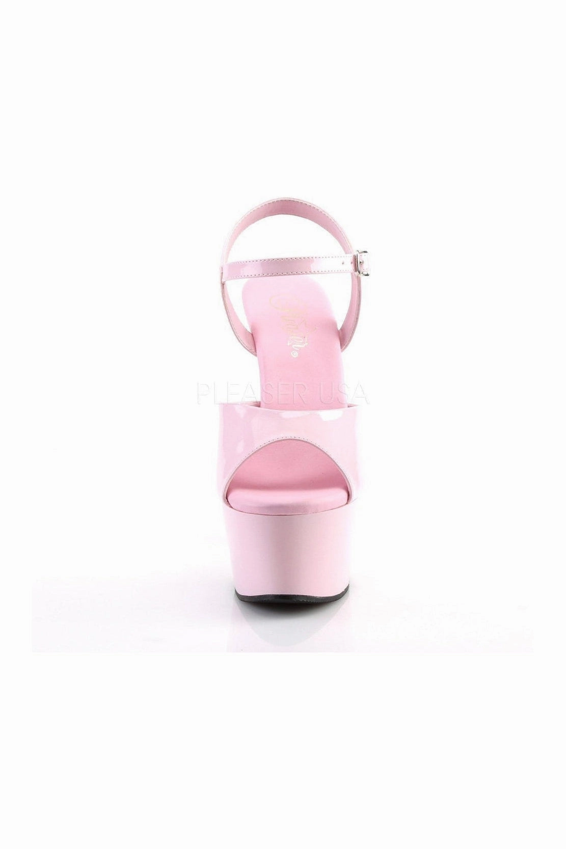 ASPIRE-609 Platform Sandal  | Pink Patent