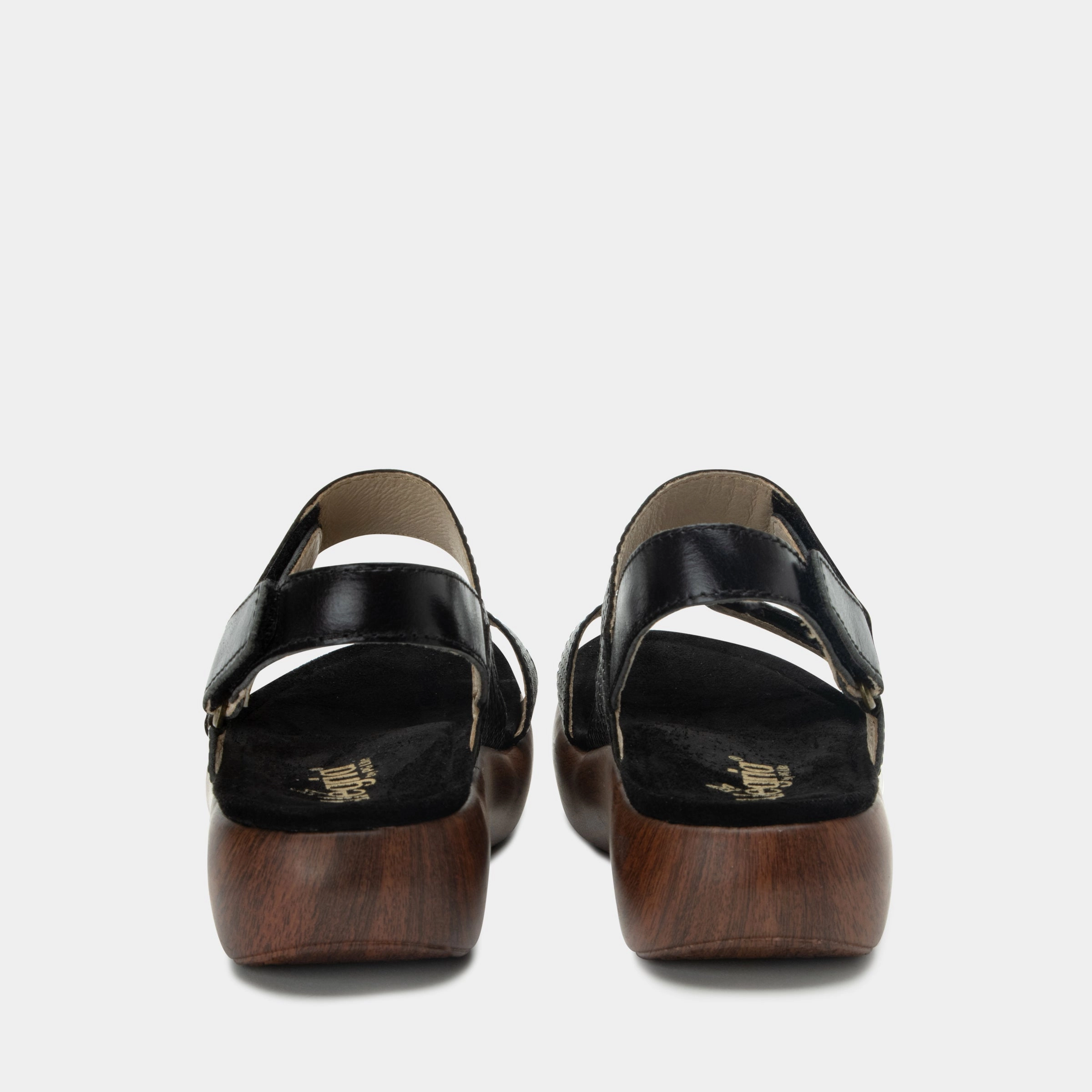 Bailee Woven Noir Sandal