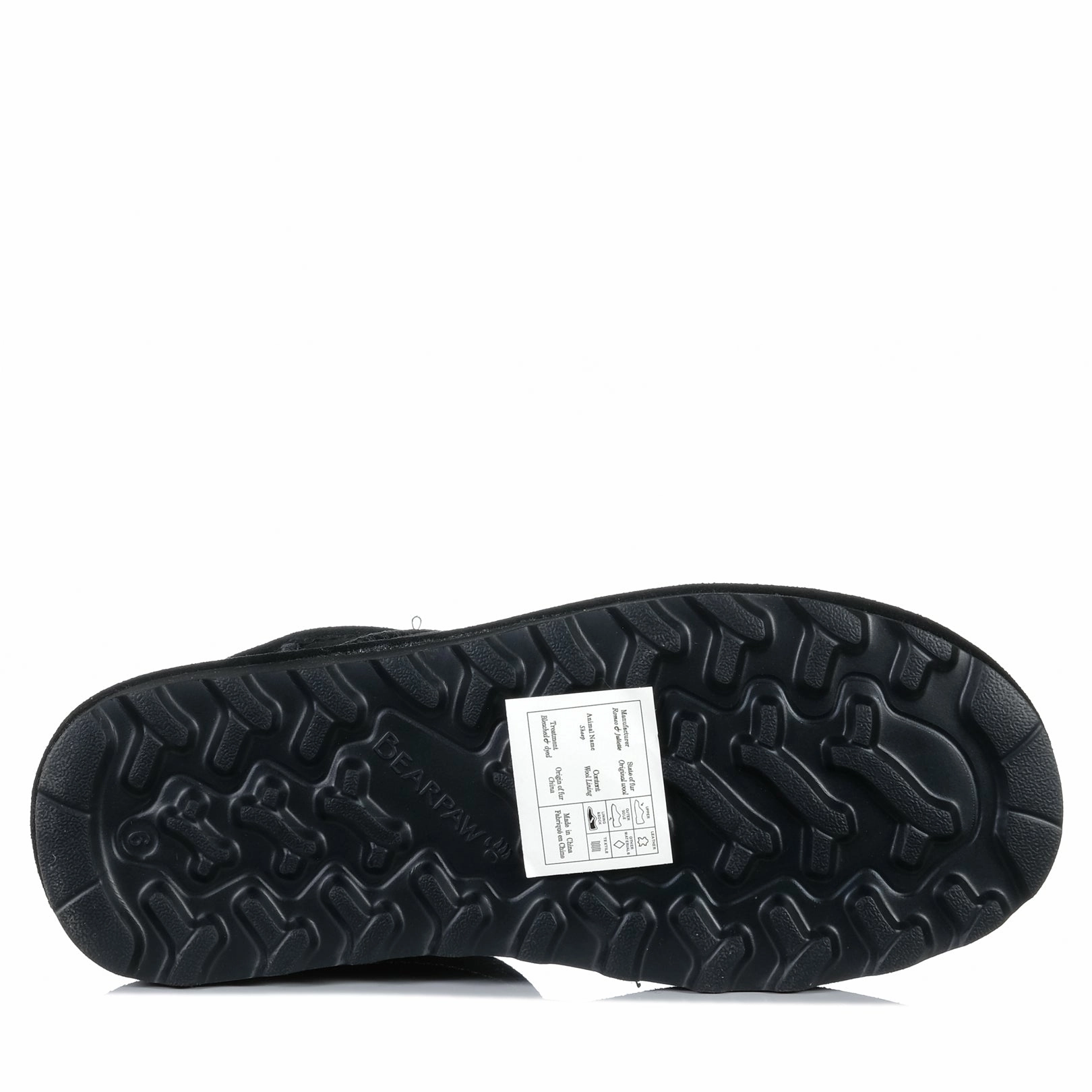 Bearpaw Shorty Black