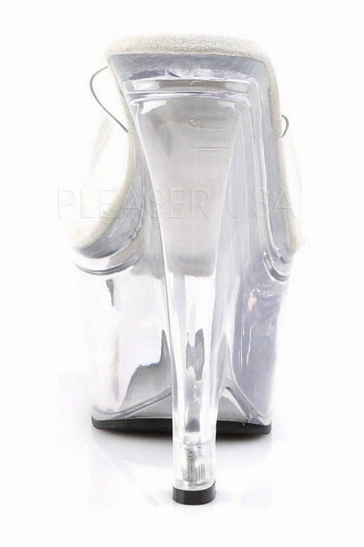 BEAU-601 Platform Slide  | Clear Vinyl
