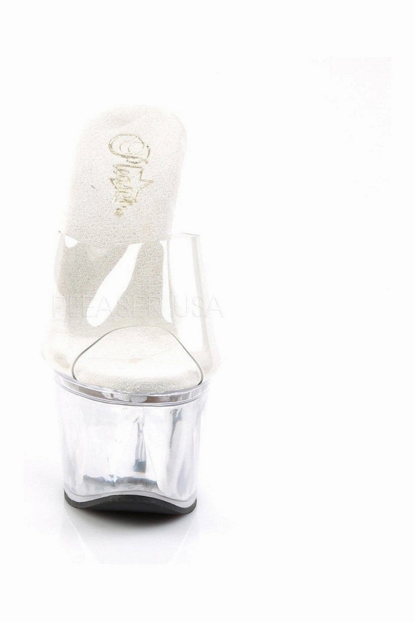 BEAU-601 Platform Slide  | Clear Vinyl