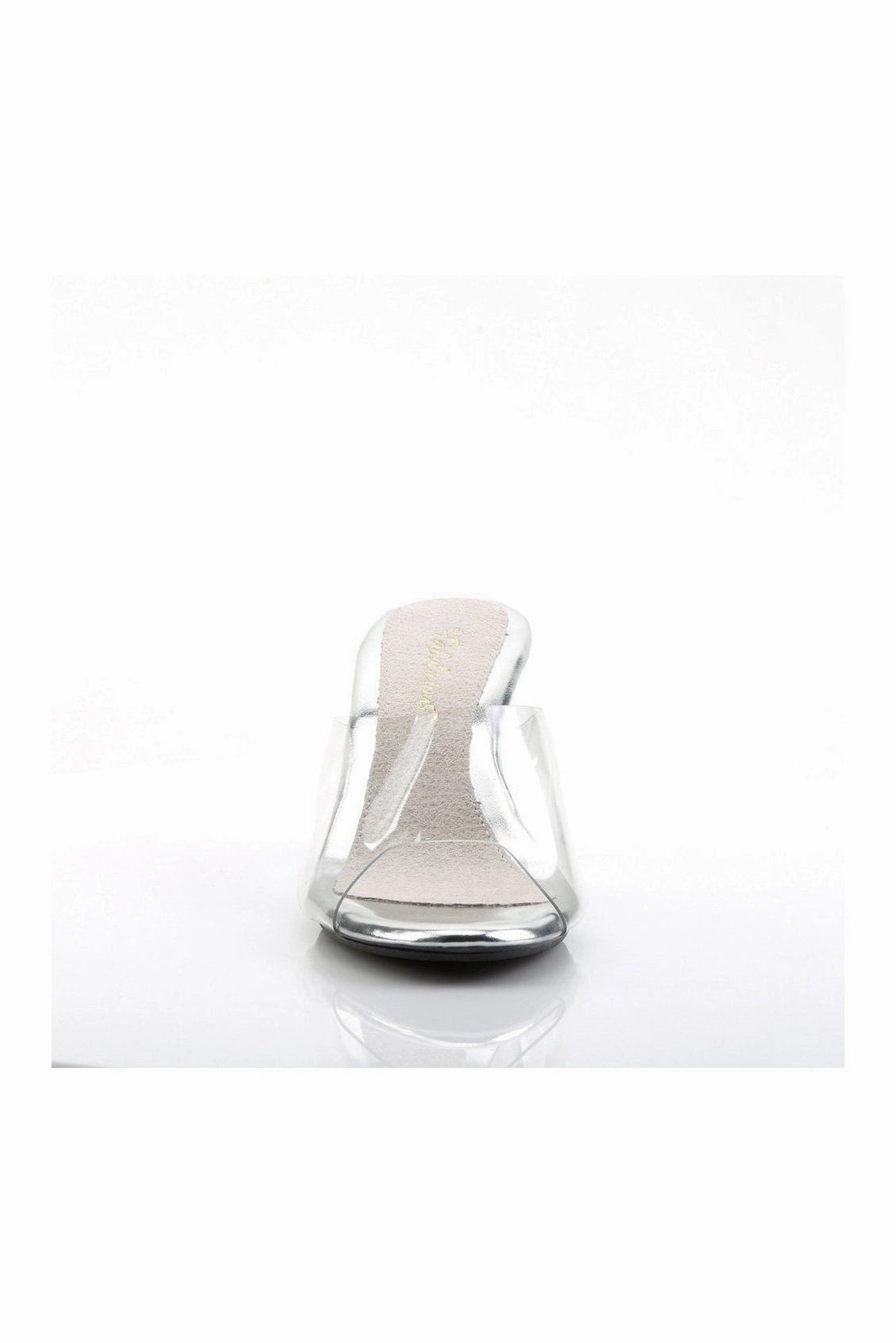 BELLE-301 Bootie | Clear Vinyl