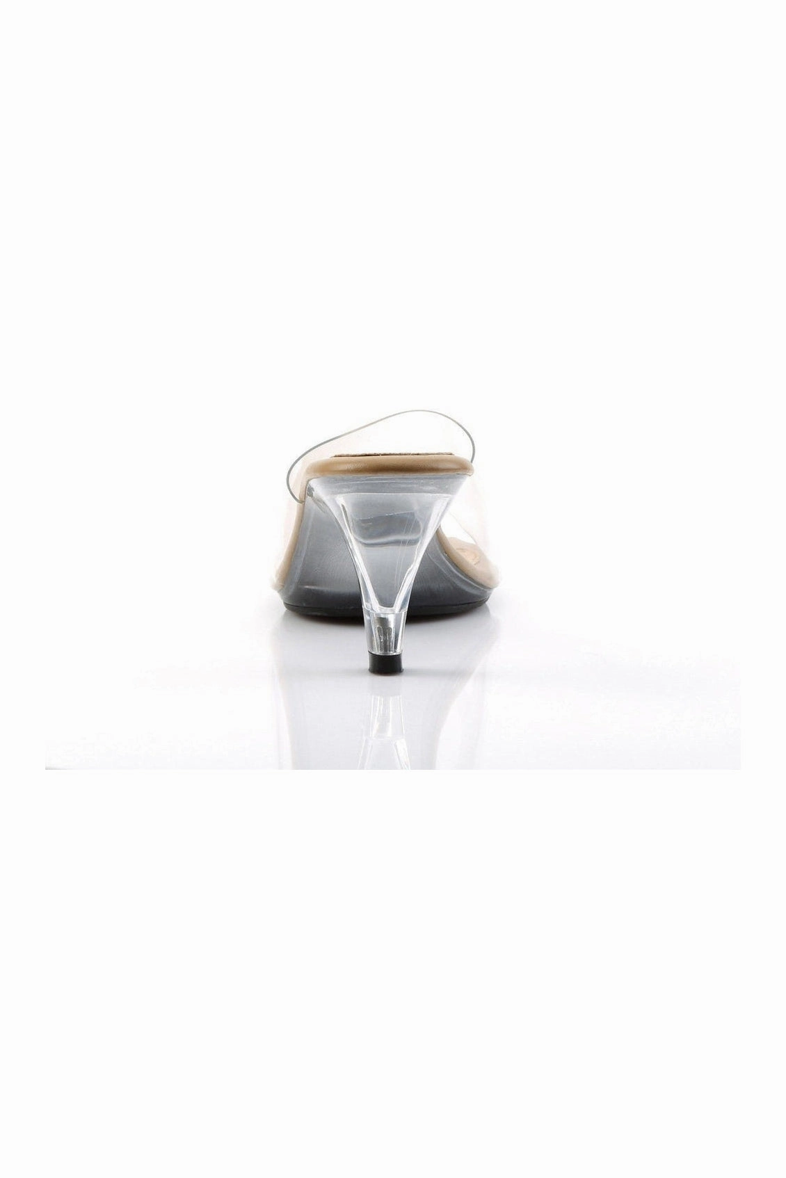 BELLE-301 Bootie | Clear Vinyl