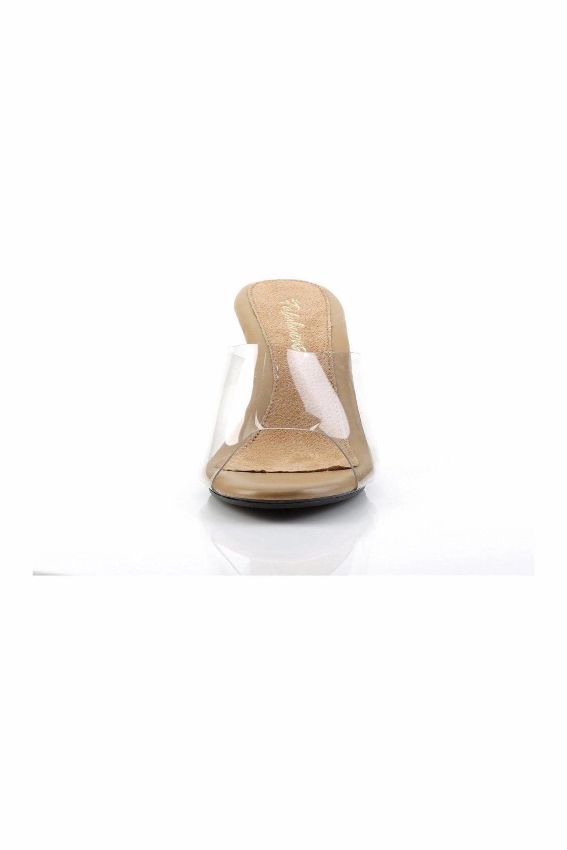 BELLE-301 Bootie | Clear Vinyl