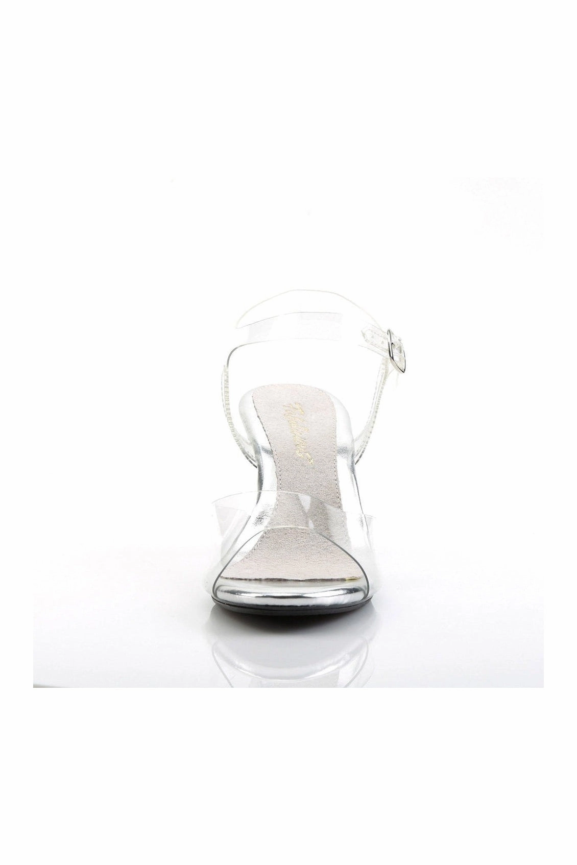 BELLE-308 Bootie | Clear Vinyl