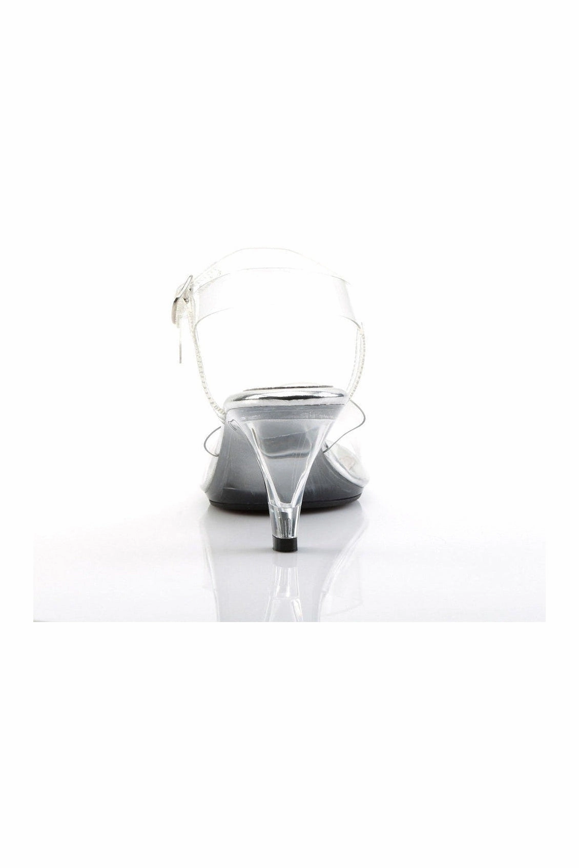 BELLE-308 Bootie | Clear Vinyl