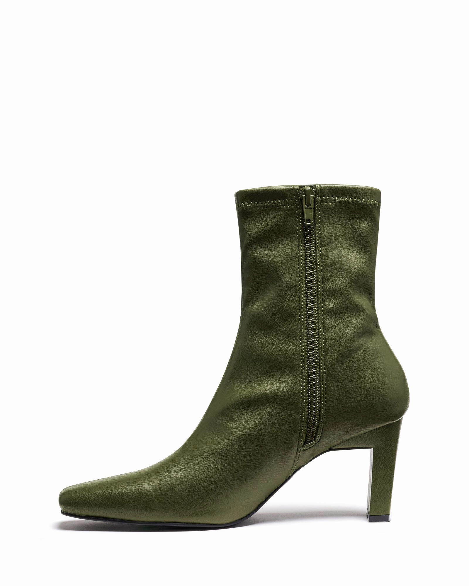 Bette Ankle Boot Khaki Smooth