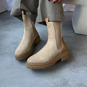 BEVERLY BOOT SUEDE - SAND