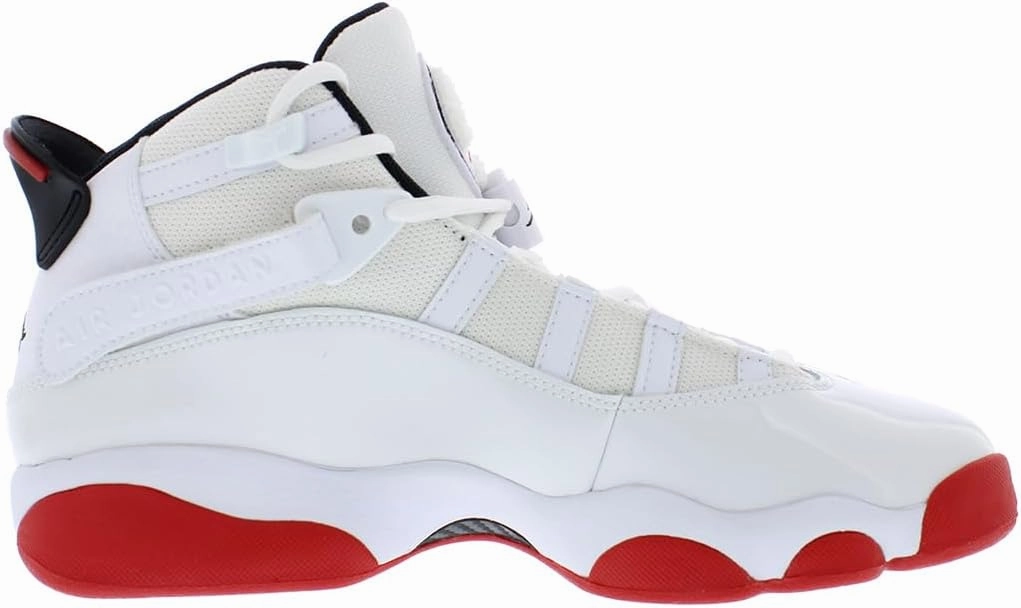 Big Kid's Jordan 6 Rings White/Mystic Hibiscus (323419 116)