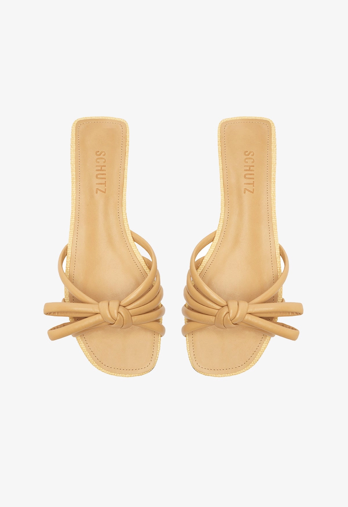 Blossom Lightwood Flat Sandal
