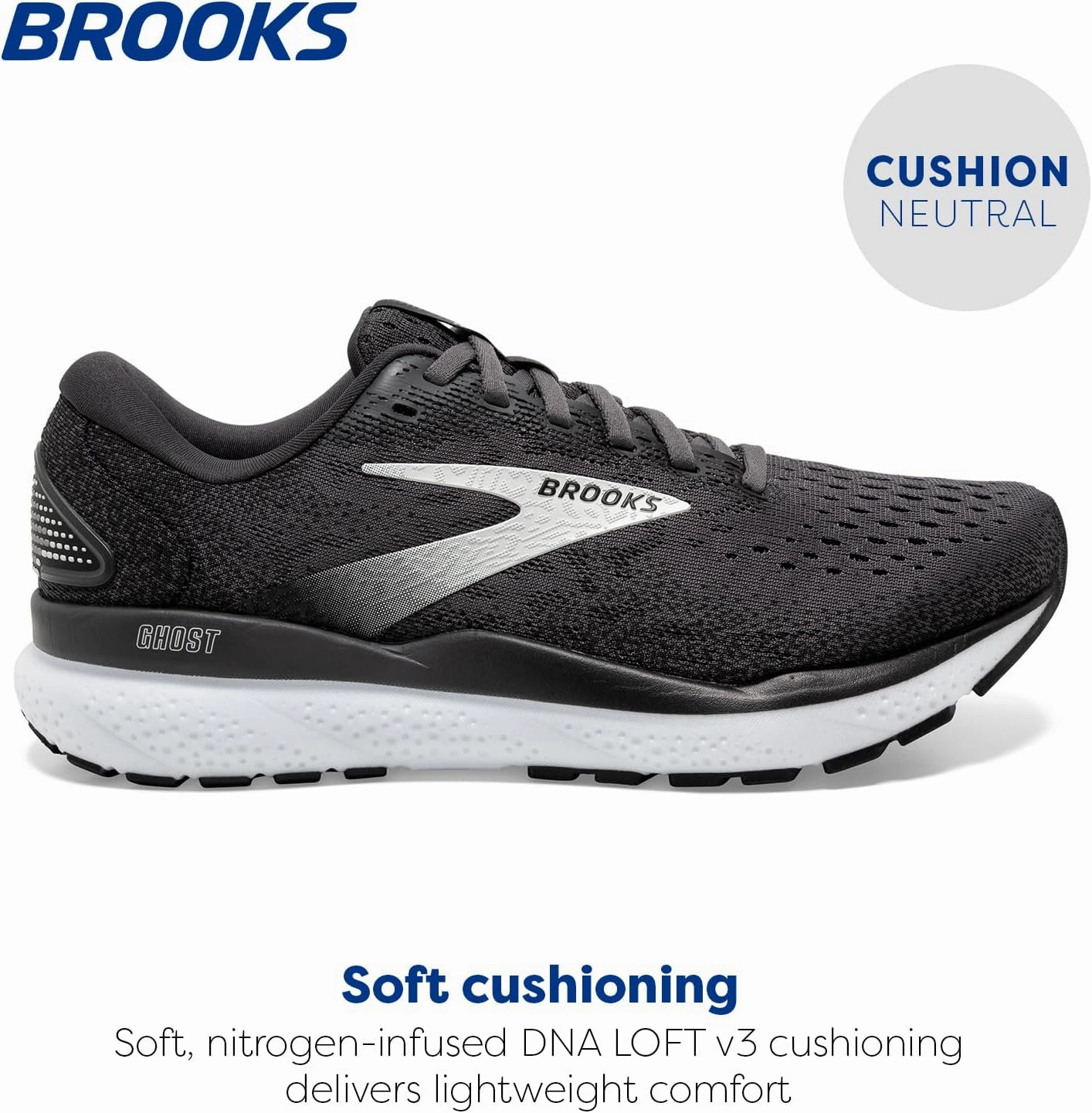 Brooks Womens Ghost 16 Neutral Running Shoe
