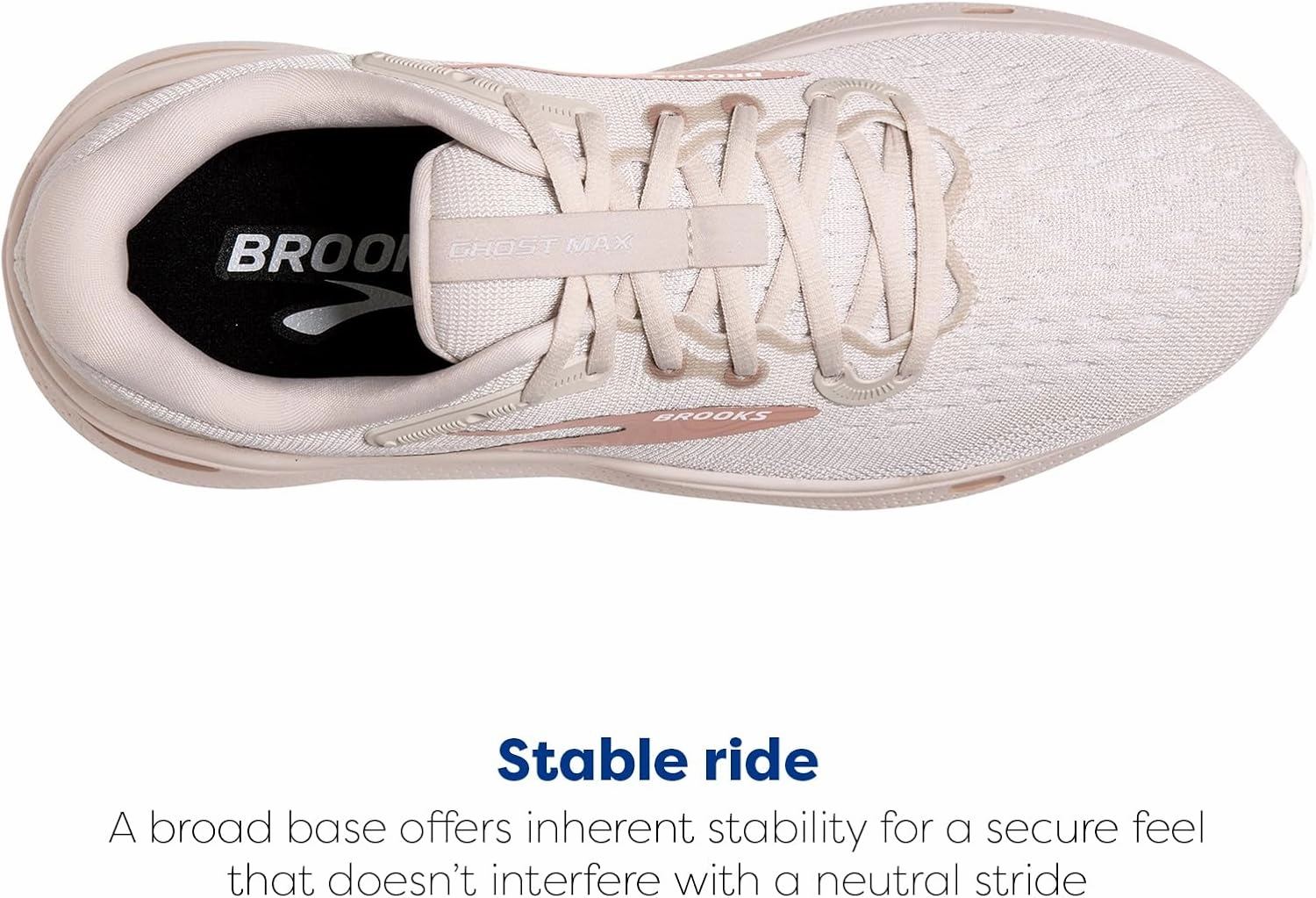 Brooks Womens Ghost Max Cushion Neutral Running & Walking Shoe