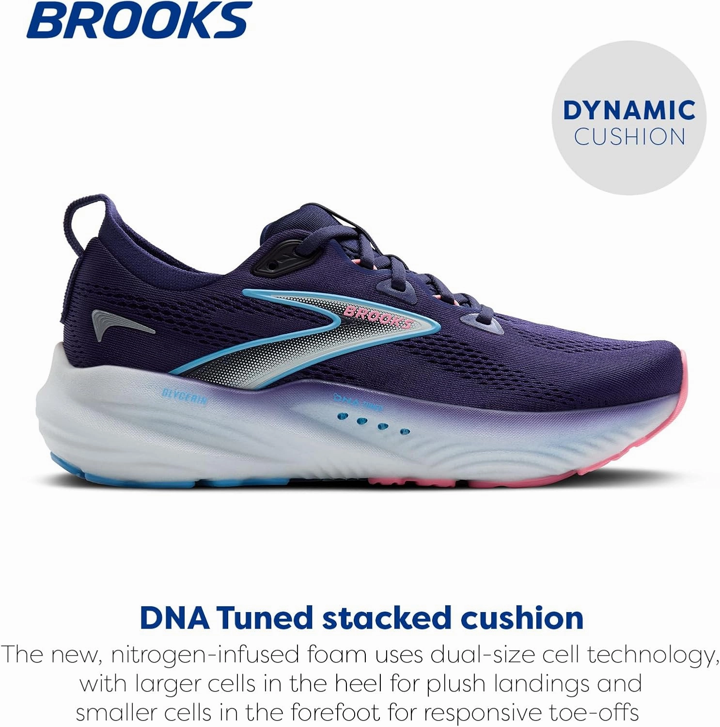 Brooks Womens Glycerin 22 Neutral Running Shoe