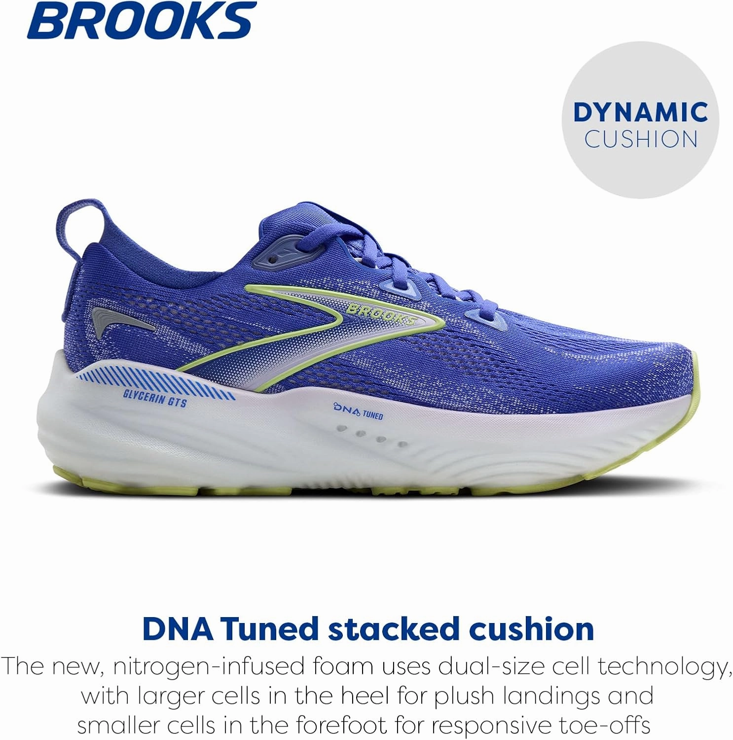 Brooks Womens Glycerin GTS 22 Supportive Running Shoe