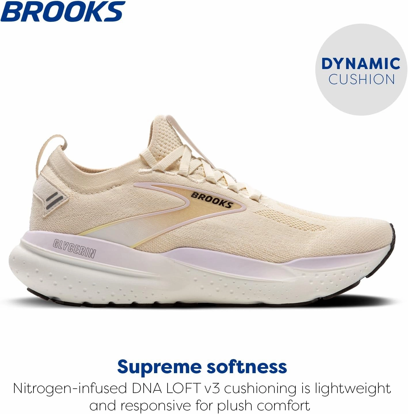Brooks Womens Glycerin Stealthfit 21 Neutral Running Shoe