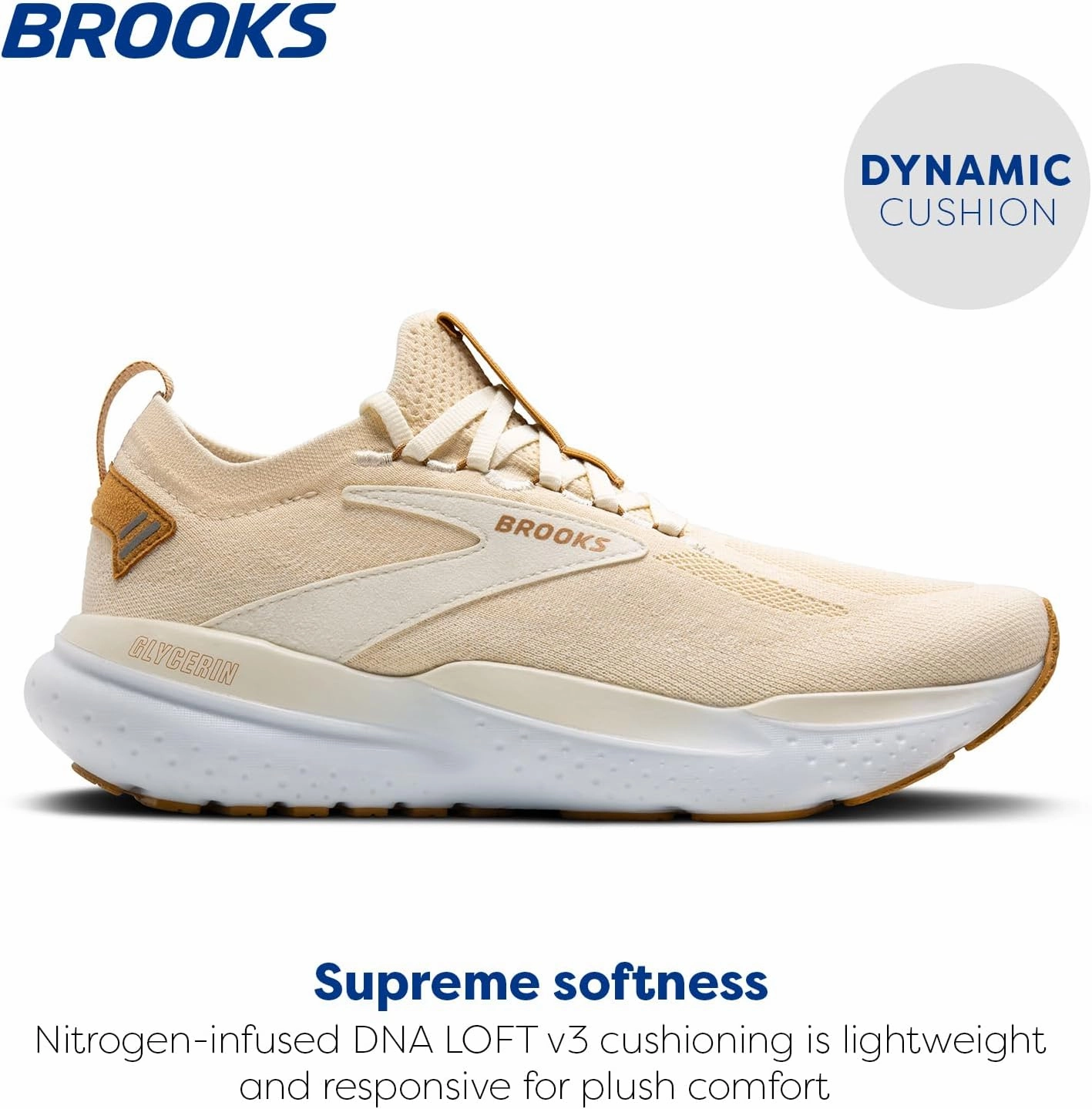 Brooks Womens Glycerin Stealthfit 21 Neutral Running Shoe