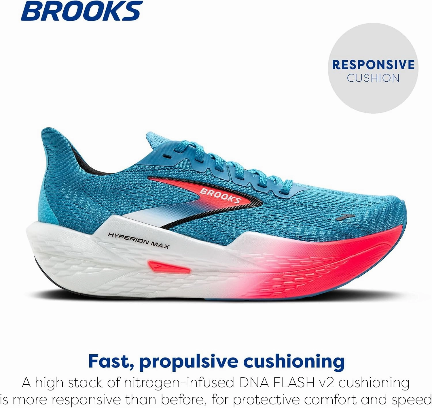 Brooks Womens Hyperion Max 2 Neutral Running Shoe