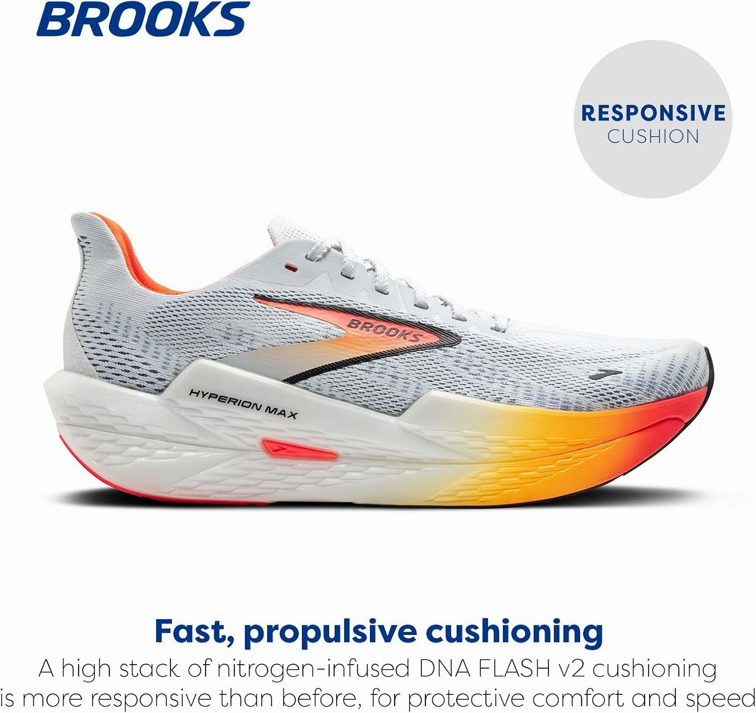 Brooks Womens Hyperion Max 2 Neutral Running Shoe