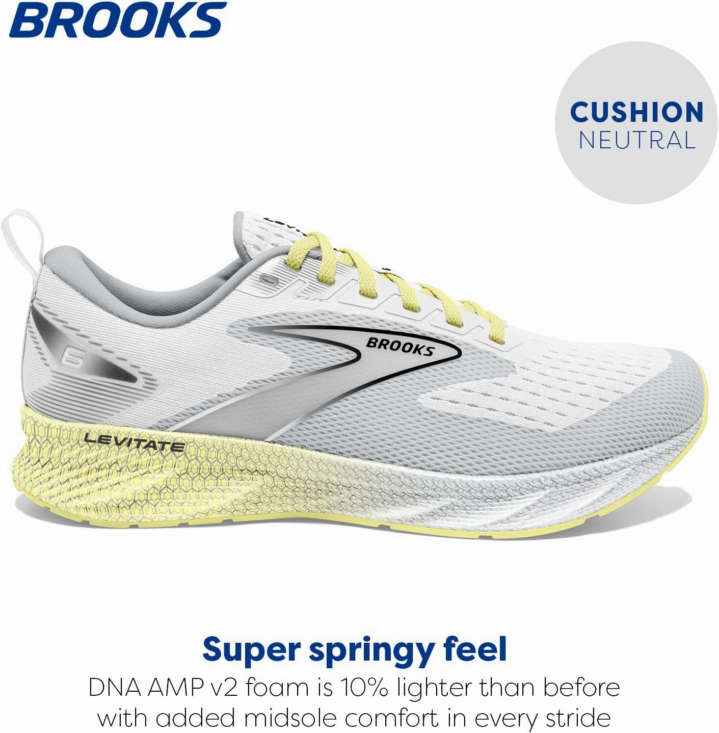 Brooks Womens Levitate 6 Neutral Running Shoe