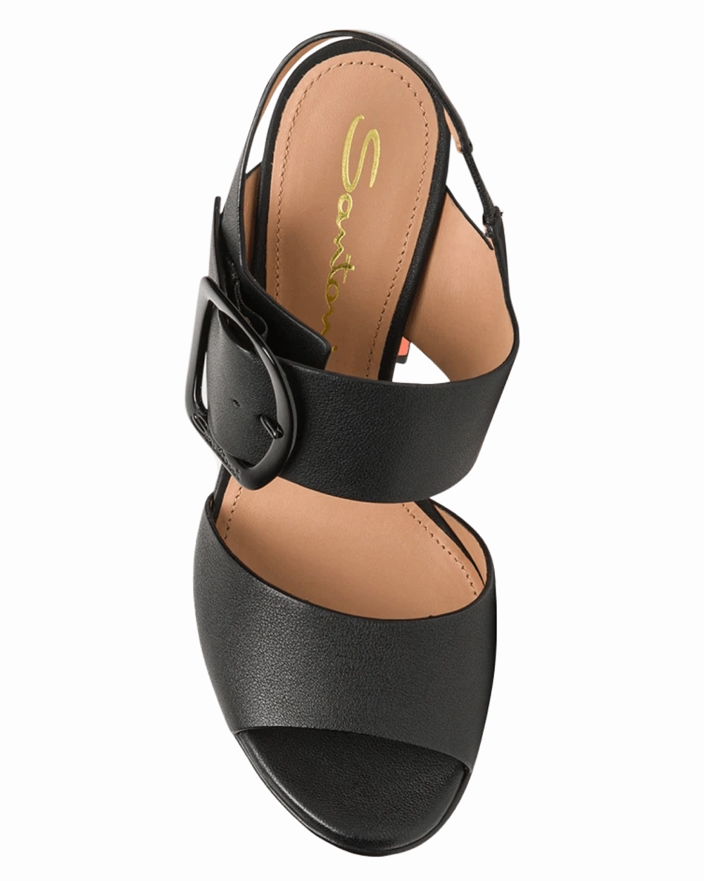 Bruxel Platform Sandal in Black