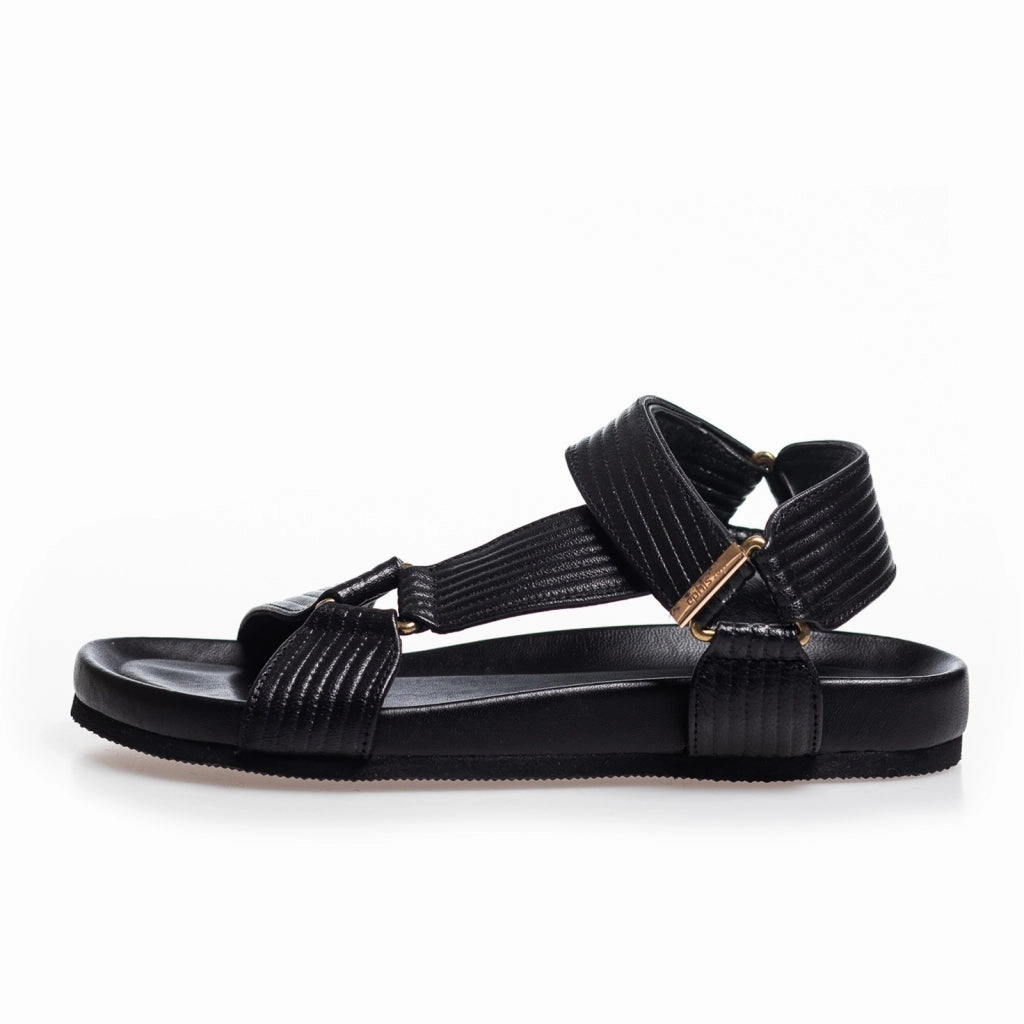 CARRIE LEATHER - BLACK