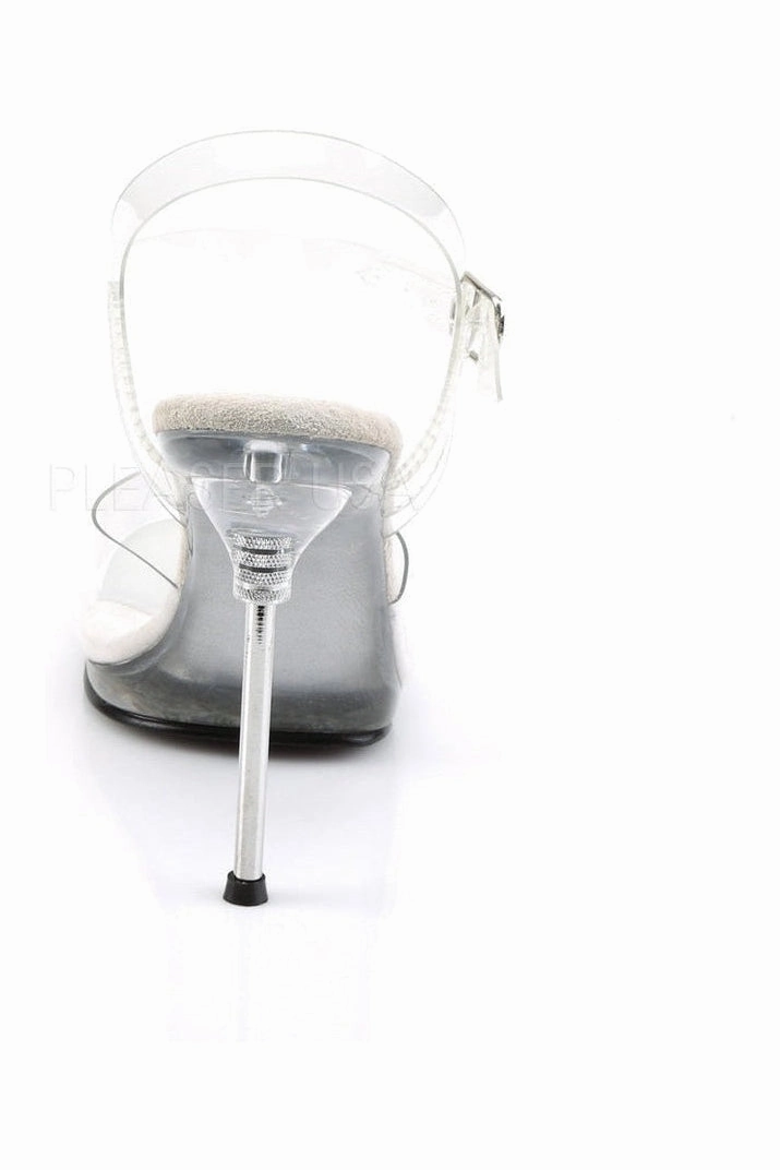 CHIC-08 Sandal | Clear Vinyl