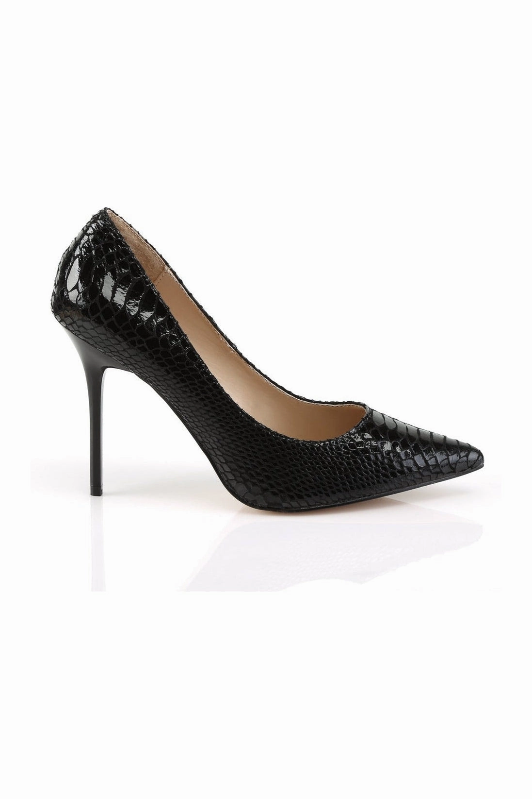 CLASSIQUE-20SP Pump  | Black Genuine Leather