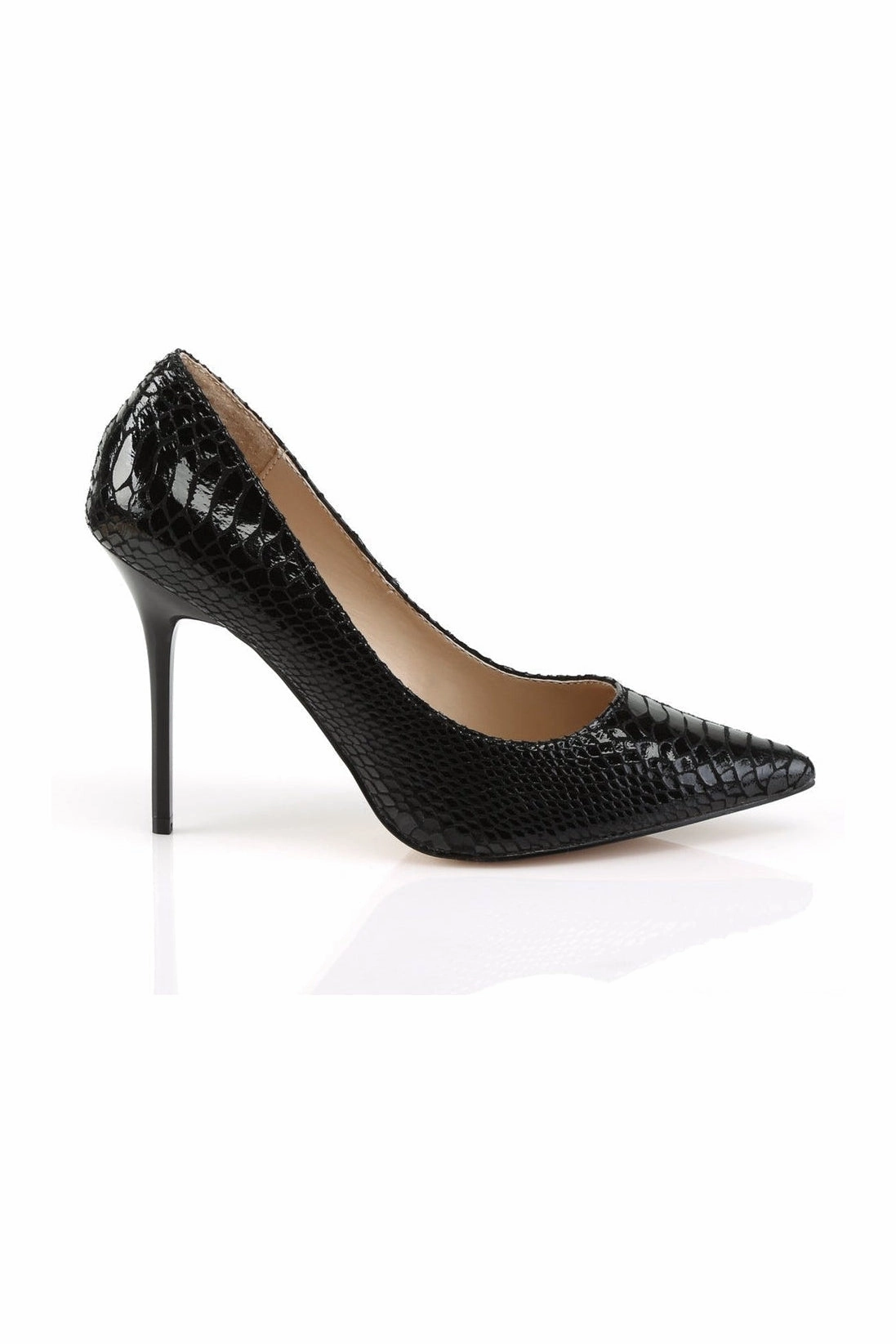 CLASSIQUE-20SP Pump  | Black Genuine Leather